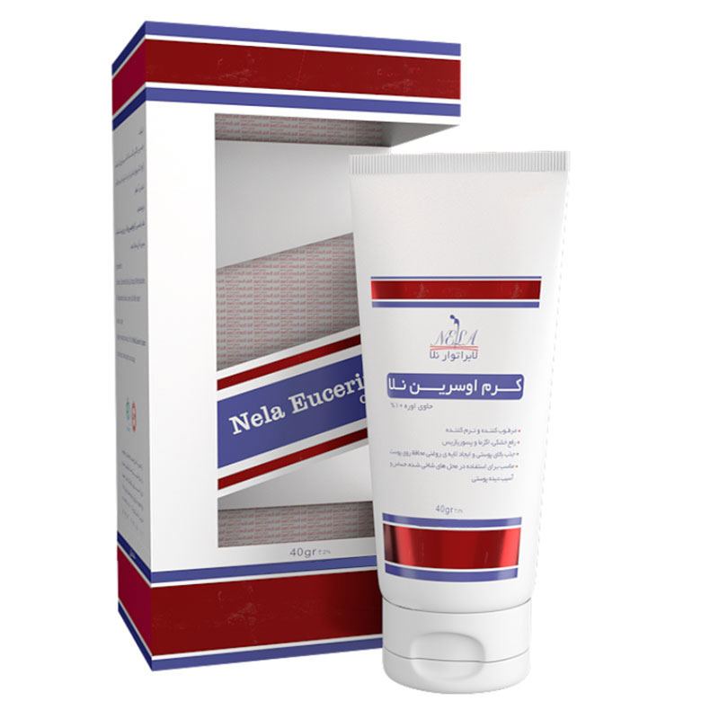 کرم مرطوب کننده لابراتوار نلا مدل eucerin  وزن 40 گرم